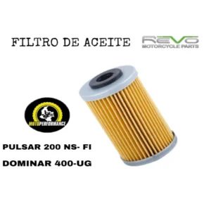 Filtro Aceite  Fz16-2,0-Szrr-Pls135-Disc125+-125St-150St-100-110-Bxrct100-Plat125-Xcd125  Revo Und - Motorepuestos