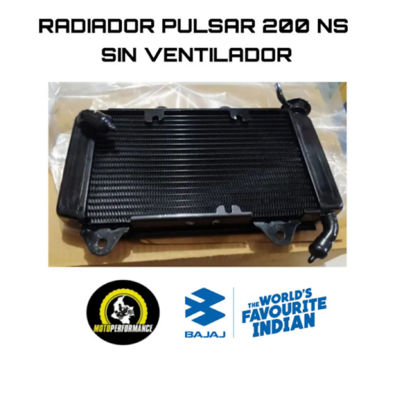 Radiador pulsar 200 ns sin ventilador - Motoperformance | Repuestos